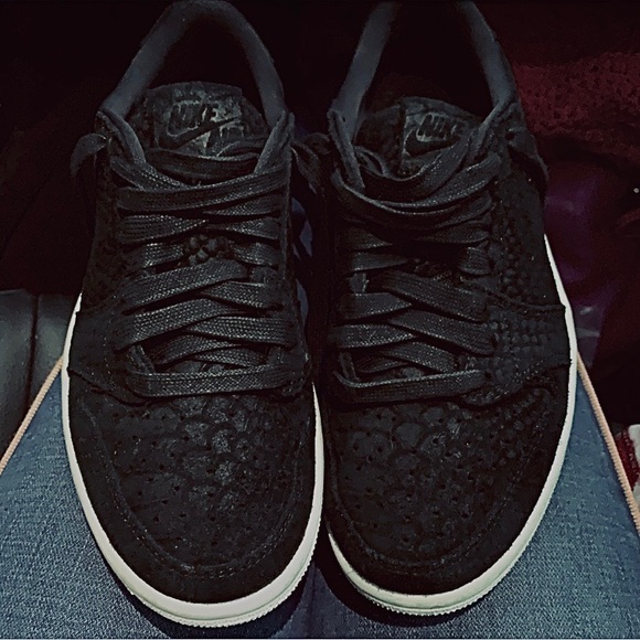 jordan 1 retro low ns black python